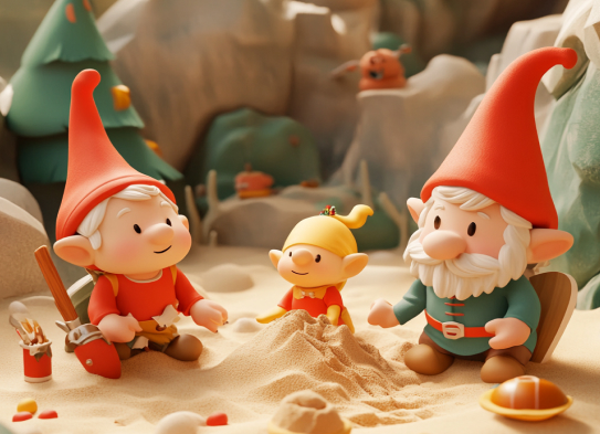 Dwarves in a sandbox