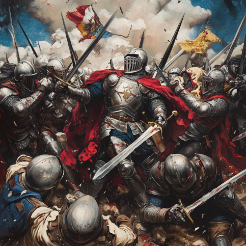 Fighting knights